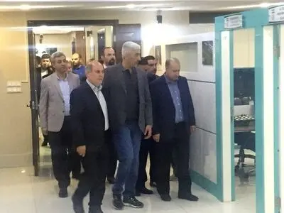 حضور وزیر ورزش و جوانان عراق در ساختمان پک فدراسیون فوتبال 