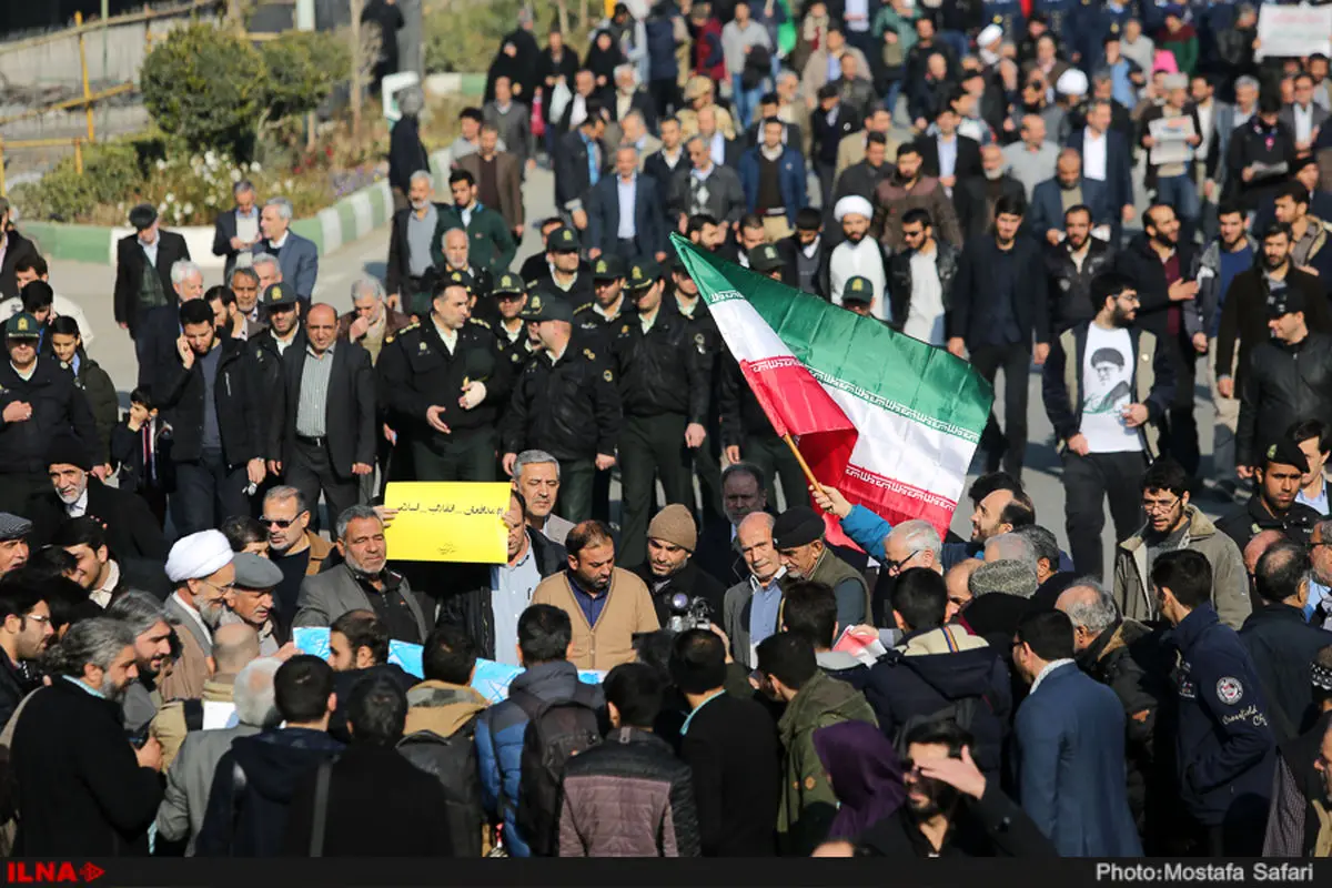 مسیرات فی عدد من مدن ایران ضد الشغب والتدخلات 