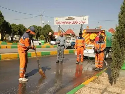  مقابله با شیوع پشه آئدس در بازار میوه و تره‌بار شیراز 