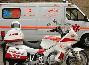 توزیع چهار دستگاه خودروی آمبولانس و ۱۷۵ دستگاه موتورسیکلت بین شبکه‌های بهداشت استان