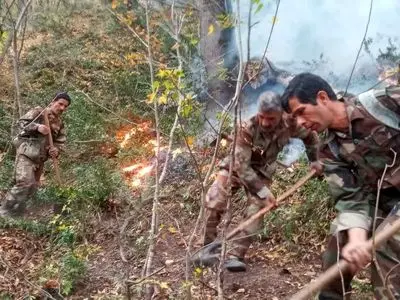 مهار آتش سوزی پارک ملی گلستان