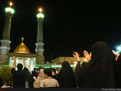 مراسم احیای شب نوزدهم ماه مبارک رمضان در حرم حضرت عبدالعظیم حسنی (ع)