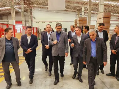 معاون وزیر صمت از چند واحد صنعتی در استان قزوین بازدید کرد