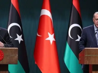 دیدار اردوغان با فائز السراج در استانبول