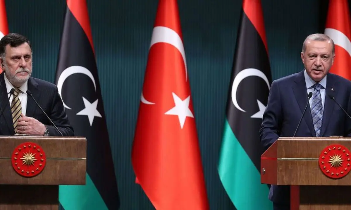 دیدار اردوغان با فائز السراج در استانبول