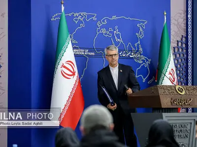 بقائي: مزاعم عن موافقة ایران على تخصيب اليورانيوم غير صحيحة/ المبعوث الخاص للرئيس الإيراني إلى روسيا حمل رسالة شاملة للتطورات الإقليمية والدولية 