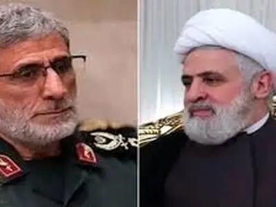العميد قاآني يهنئ نعيم قاسم بانتخابه امينا عاما لحزب الله