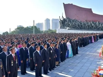 برگزاری مراسم هفتادمین سالگرد تاسیس جمهوری دموکراتیک خلق کره+تصاویر