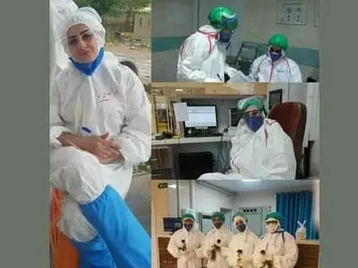 مرور قصه بانوی کاراته کاری که به صف اول مبارزه با کرونا پیوست