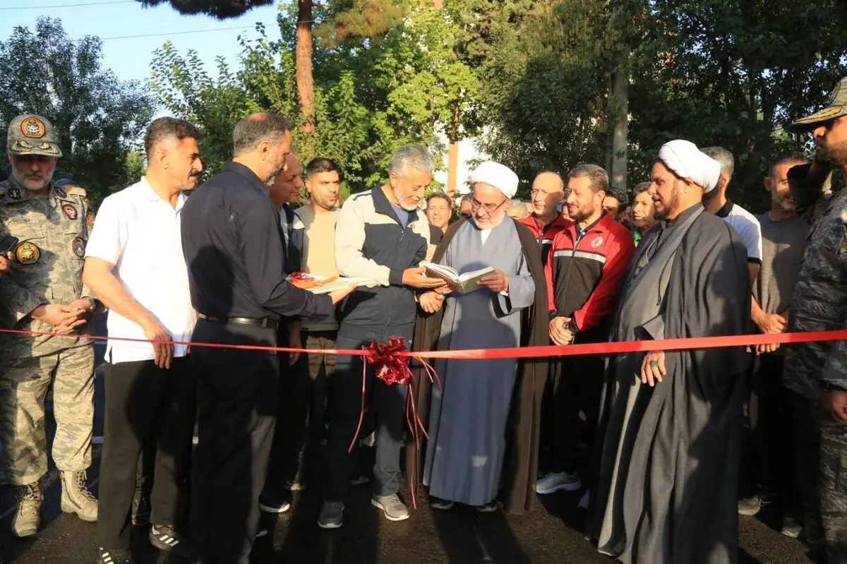 افتتاح پیست تارتان در ستاد ارتش