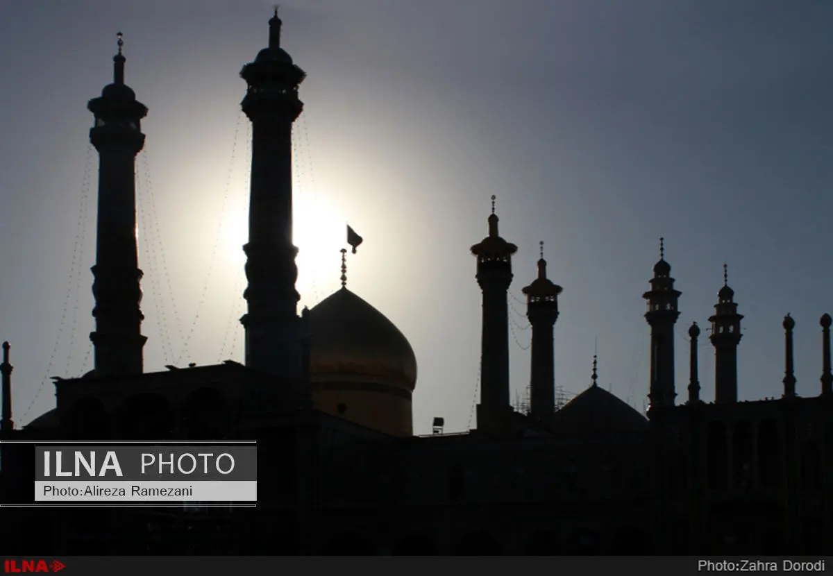 محل استقرار زنان و مردان در حرم حضرت‌معصومه در لحظه تحویل‌سال