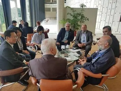 دیدار دبیرکل خانه کارگر با نایب رییس اتحادیه کارگری چین 