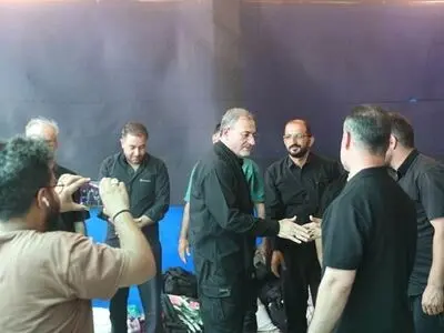 حضور معاون فرهنگی و آموزشی بنیاد شهید و امور ایثارگران در موکب «سلام شهید» شهر کربلا