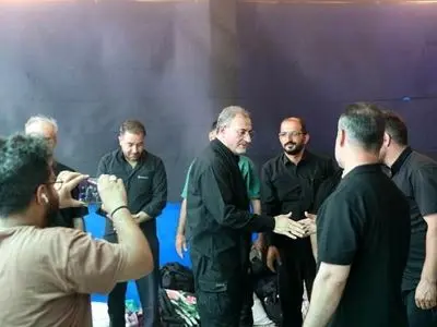 حضور معاون فرهنگی و آموزشی بنیاد شهید و امور ایثارگران در موکب «سلام شهید» شهر کربلا