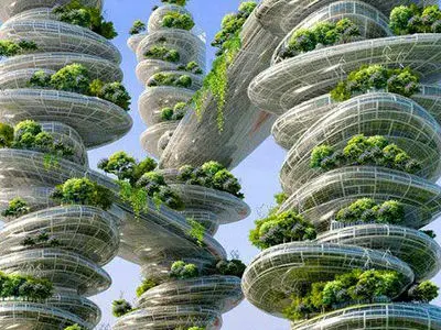 آسمان خراش‌های سبز+تصاویر 