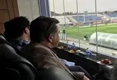 استیلى تماشاگر بازى سپاهان و سایپا