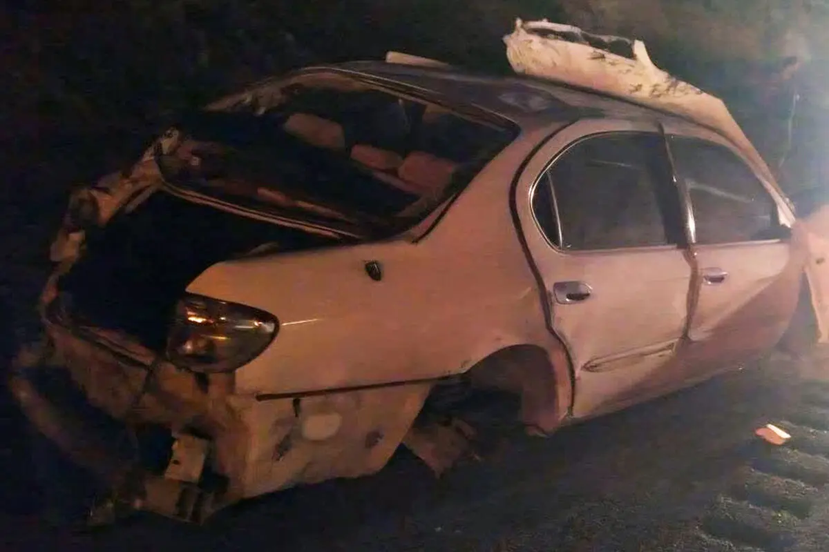 واژگونی ماکسیما جان راننده سهل‌انگارش را گرفت