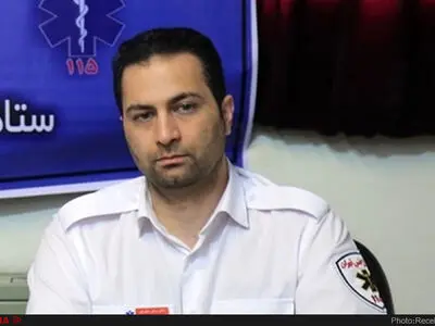 مصدومیت ۳ نفر بر اثر حریق در یک مینی‌بوس