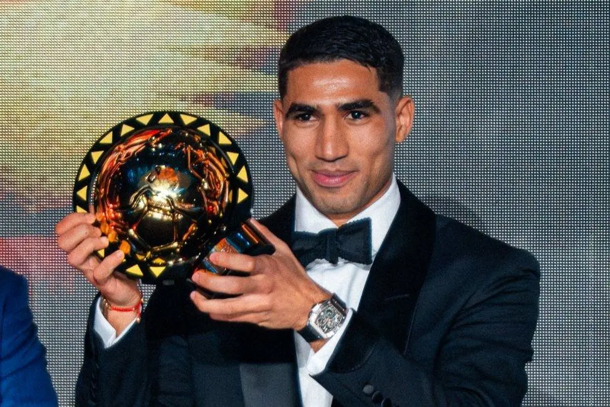 اشرف حکیمی، مرد سال فوتبال آفریقا شد