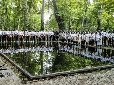 ضبط دو نماهنگ توسط گروه بزرگ تنبورنوازان جامی در نیاوران 