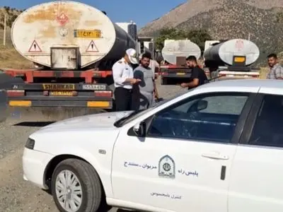 ممنوعیت تردد کامیون‌های کشنده در محورهای جدید مریوان به سنندج و مریوان به سقز
