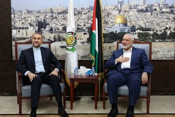 Iran FM, Hamas chief discuss latest developments in Gaza