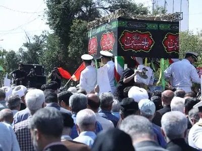 تشییع پیکر خلبان شهید «حسین مهدویان» در قزوین