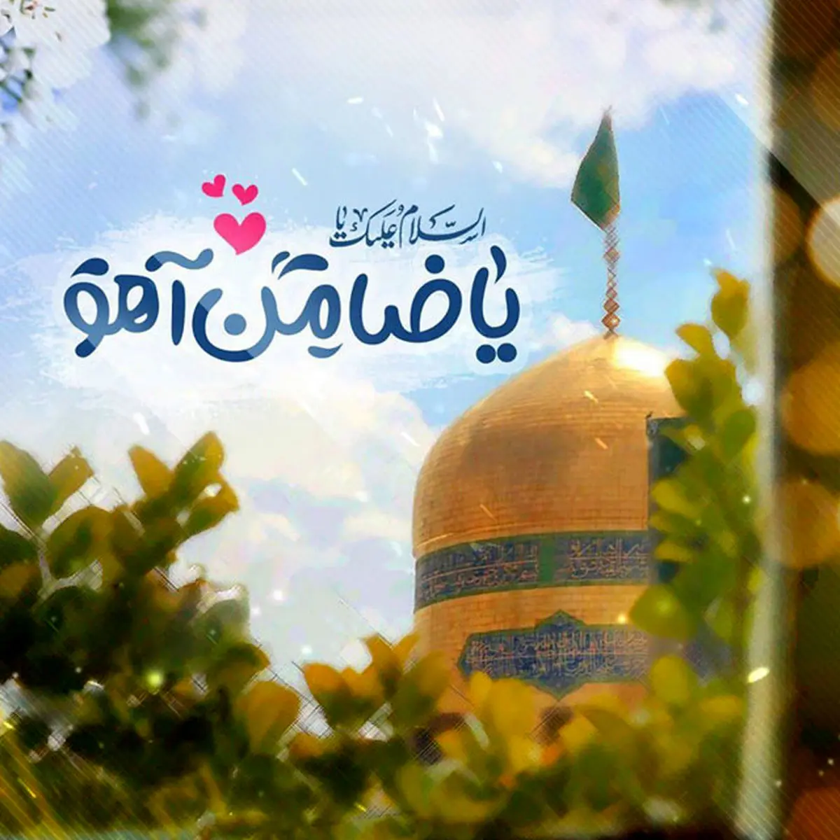 اجرای گروهی سرود بابا رضا در مسیر جشن میلاد امام رضا(ع) + فیلم