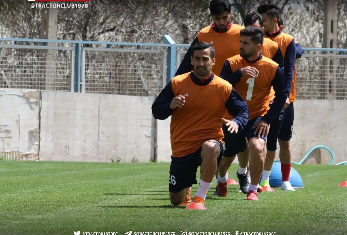 تمرین سرد تراکتور تحت تاثیر شکست در رشت (تصاویر)