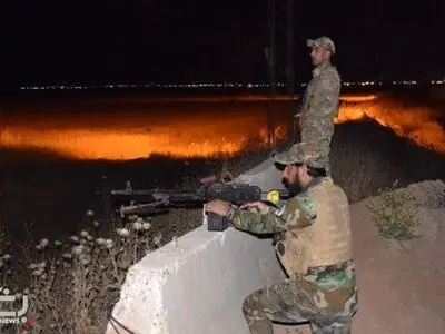 مقابله الحشد الشعبی با حمله داعش به جنوب سامرا