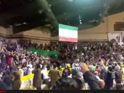 سرود یاردبستانی در ورزشگاه شهید شیرودی