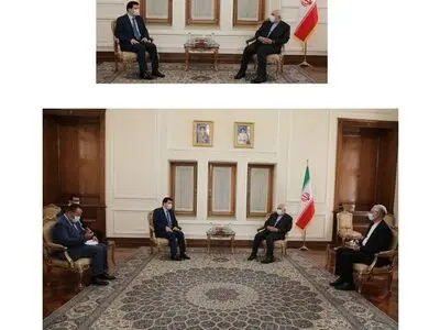 دیدار پایانی سفیر سوریه با ظریف