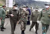 بازدید فرمانده نیروی زمینی ارتش از رزمایش پیشگیری و پایش شیوع کرونا در استان گیلان