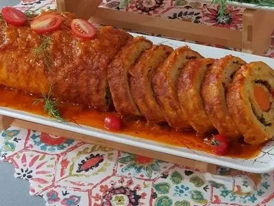 طرز تهیه رولت مرغ، خوشمزه و مجلسی