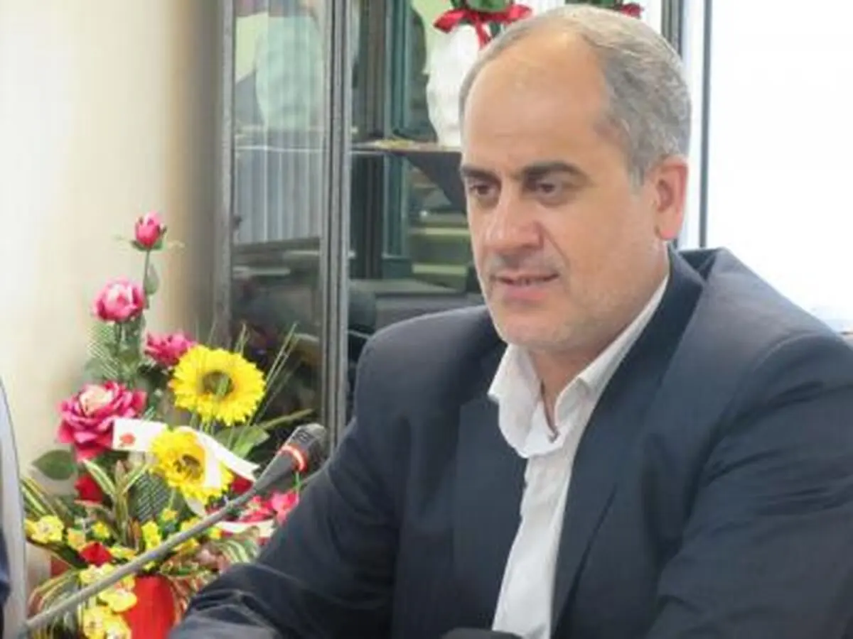 نصب المان شهید انصاری در یکی از میادین رودسر