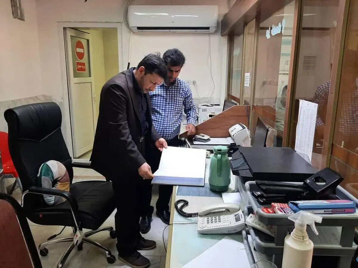 بازدید سر زده رئیس کل دادگستری استان بوشهراز پزشکی قانونی بوشهر