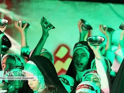 مراسم العطش از آران و بید گل در چهارباغ اصفهان 