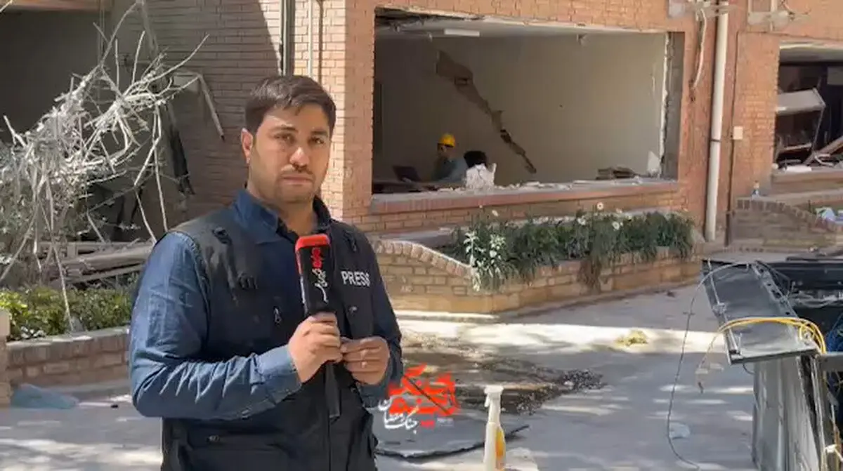 تدریس معنادار یکی از اساتید دانشگاه شریف در ساختمانی که هدف حمله دشمن قرار گرفته بود + فیلم