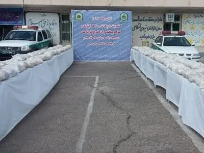 کشف ۱۵۴۰ کیلوگرم تریاک قاچاق در پوشش کود حیوانی 