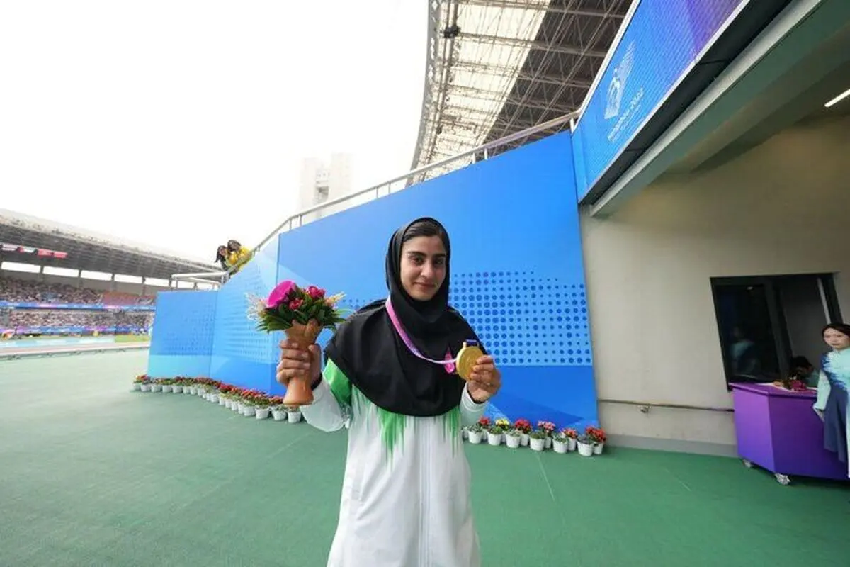 فاطمه امیرزادگانی در دوی ۴۰۰ متر گرفت

