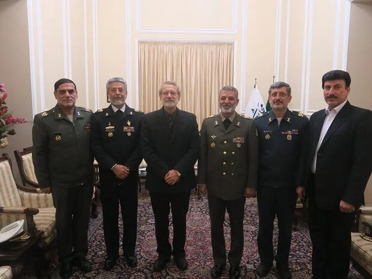 امیر سرلشکر موسوی با رئیس مجلس دیدار کرد