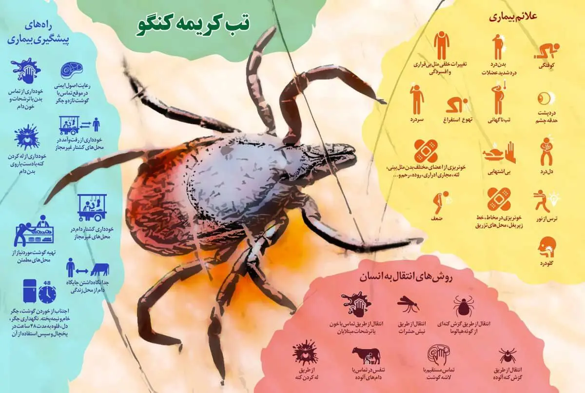 بیماری تب کریمه کنگو را جدی بگیرید/ توصیه های سازمان دامپزشکی/ 28 مبتلا و 3 نفر وفات یافته