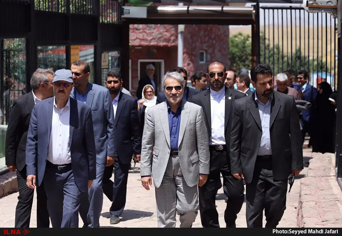 ورود معاون رئیس جمهوری به قزوین