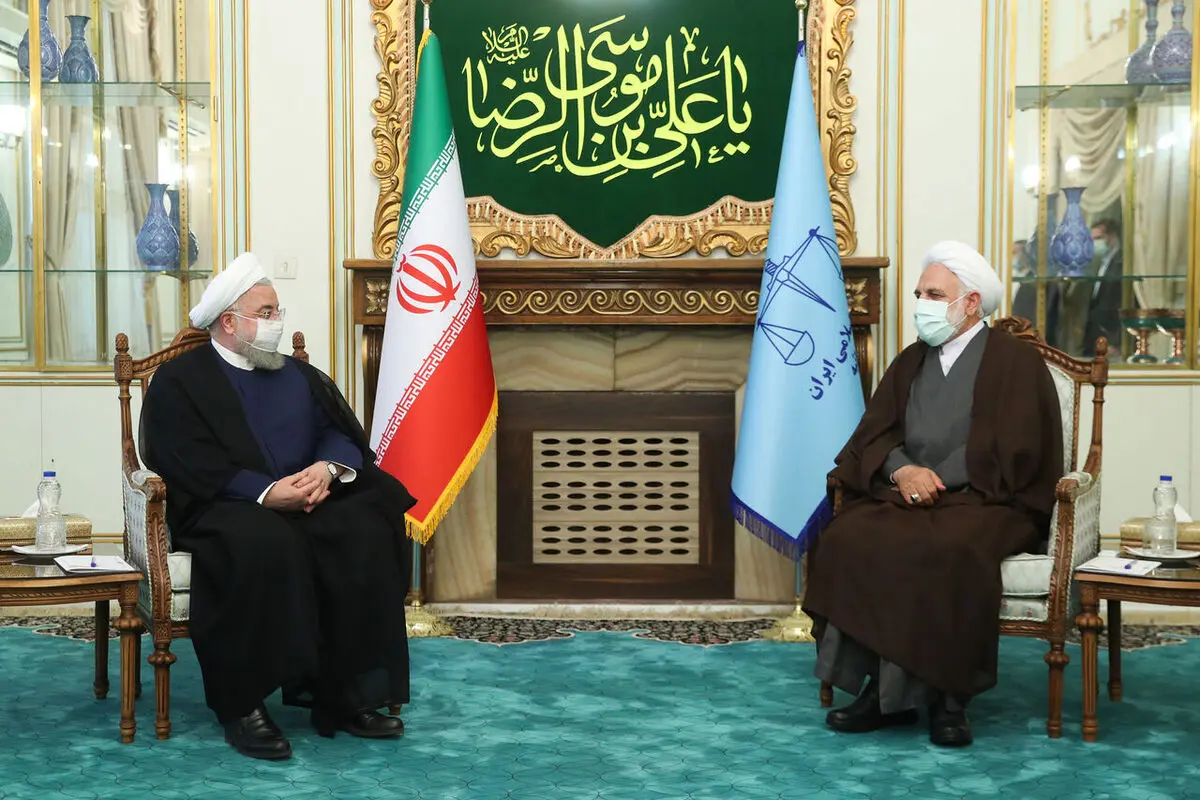 روحانی با رئیس جدید قوه قضائیه دیدار کرد
