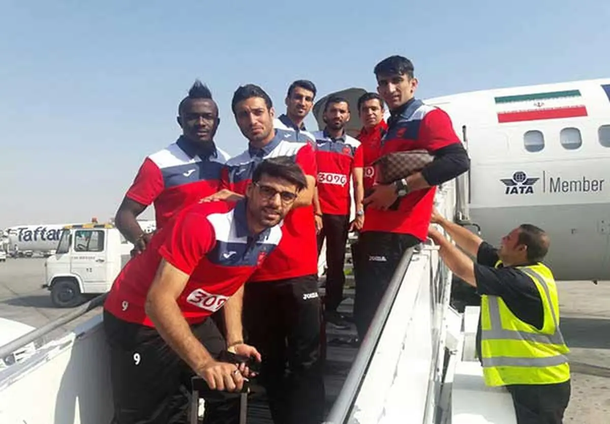 پرسپولیس در آرامش و امنیت وارد تبریز شد