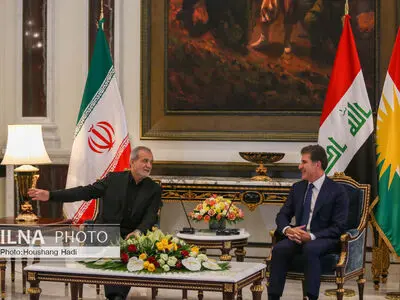 Pezeshkian arrives in Iraq’s Kurdistan region
