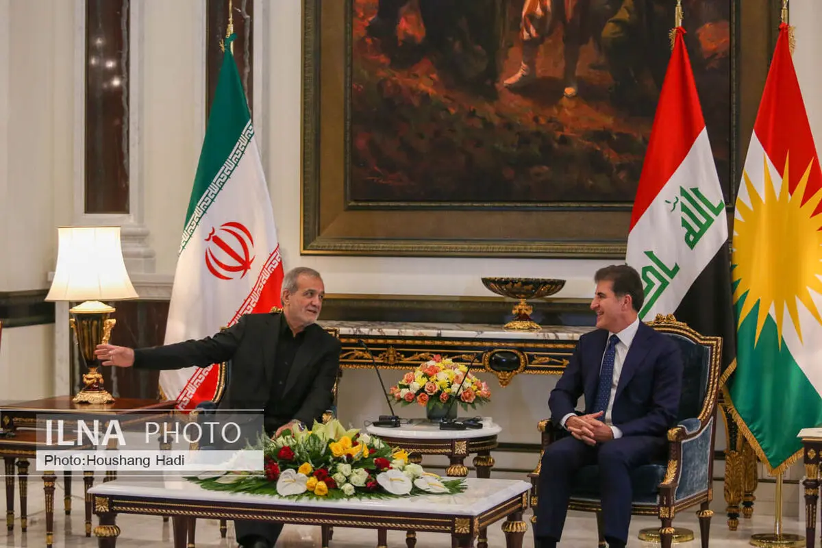 Pezeshkian arrives in Iraq’s Kurdistan region
