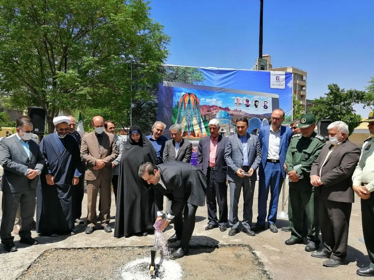 ‌نصب بزرگترین نمایشگر شهری استان در نیشابور با سرمایه گذاری فولاد خراسان