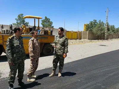 اجرای فاز دوم روکش آسفالت راه روستای کبریت‌میان