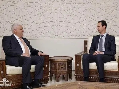 رئیس هیئت الحشد الشعبی وارد دمشق شد

